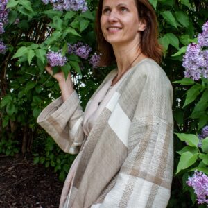 Handgewobener Mantel "Alchemilla"