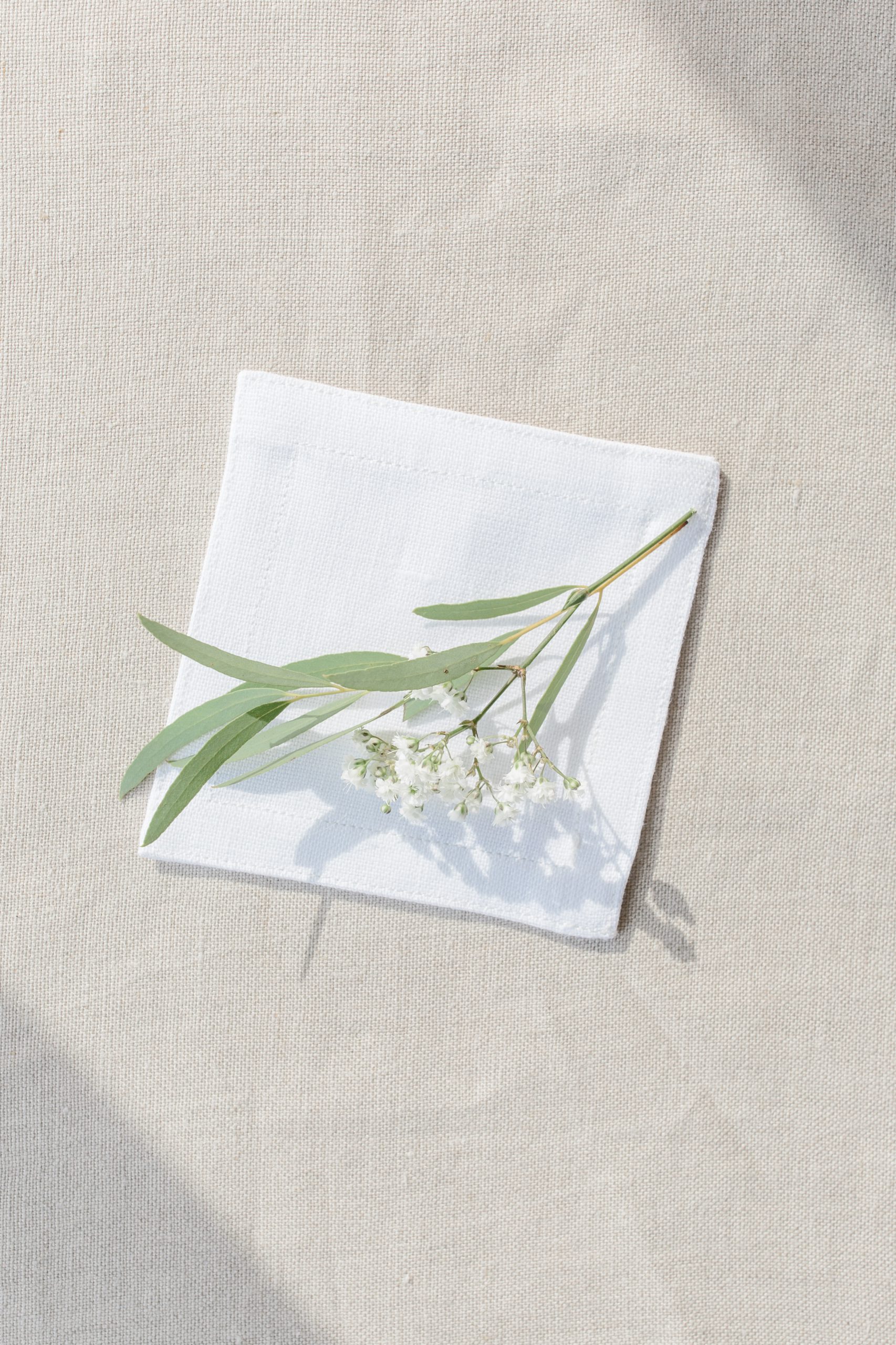 Glasuntersetzer aus Reinleinen – Bild 3