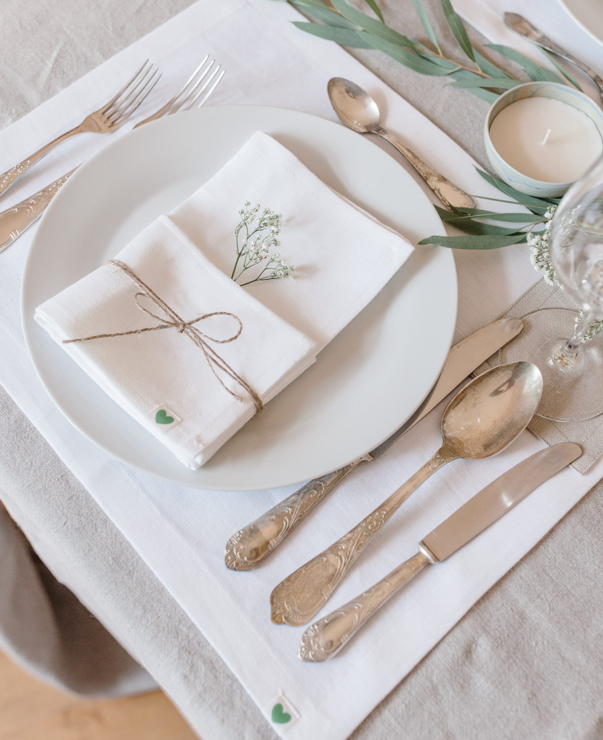 Servietten aus Reinleinen – Bild 5