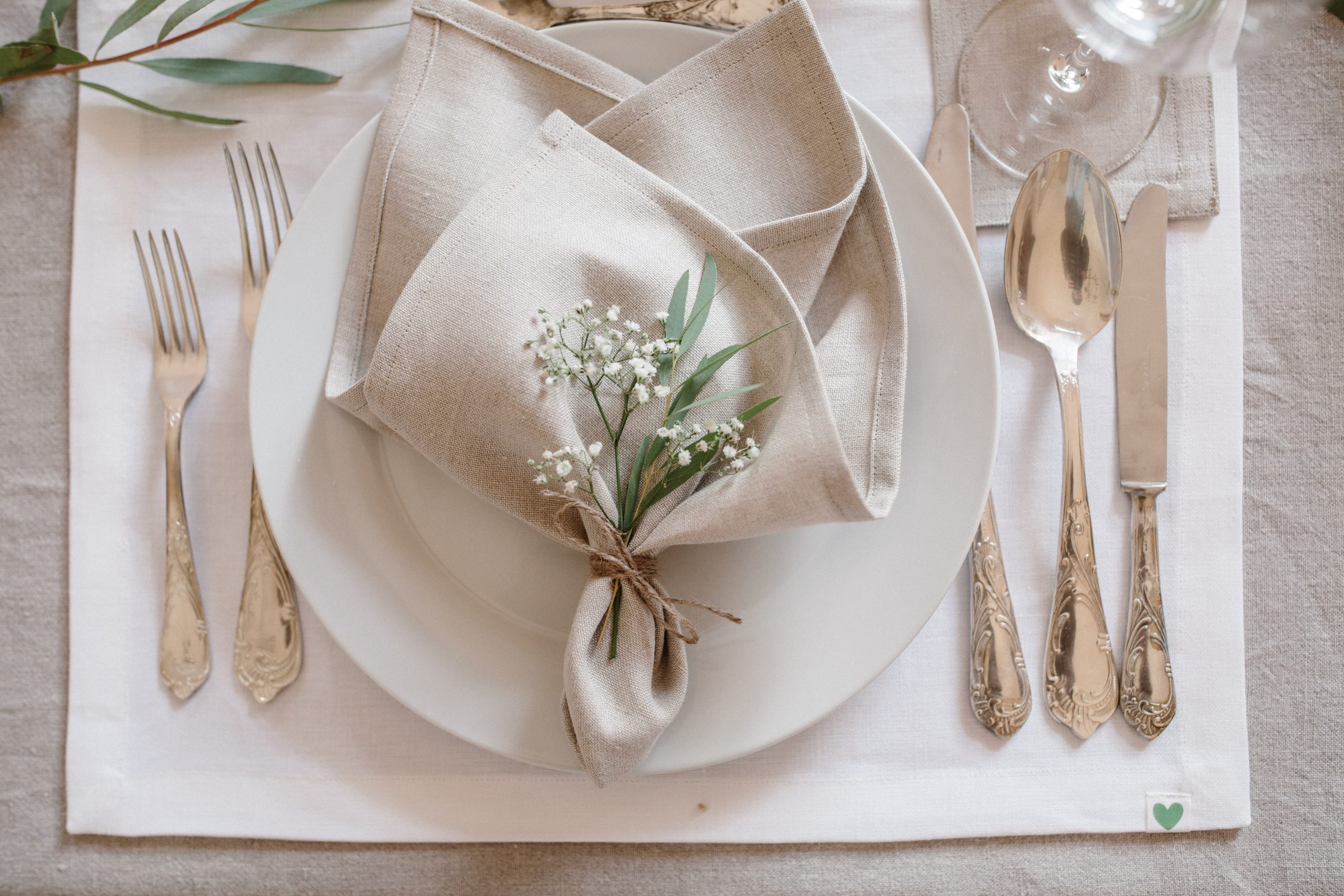 Servietten aus Reinleinen – Bild 2