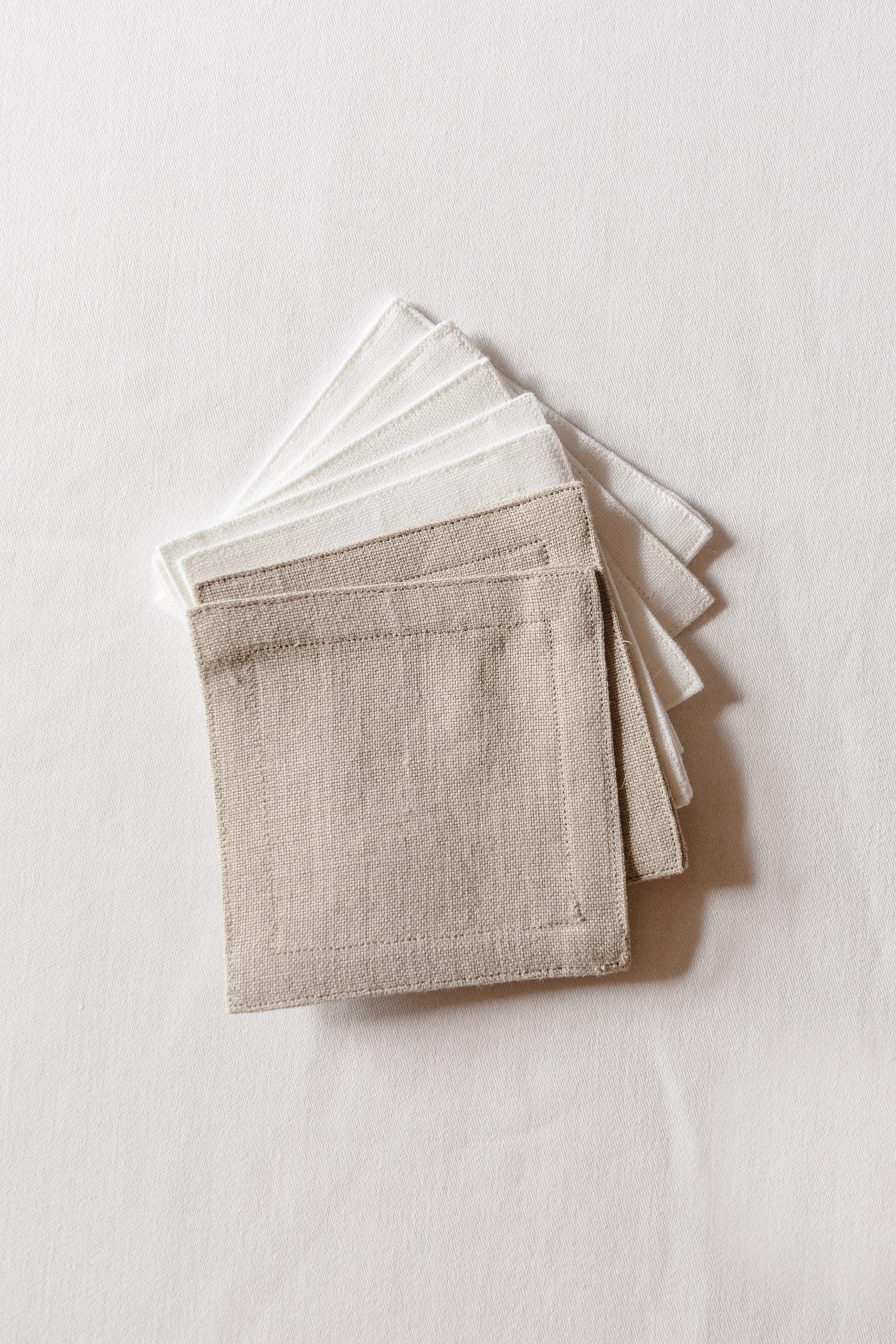 Glasuntersetzer aus Reinleinen – Bild 4