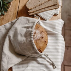 Brotbeutel aus Reinleinen