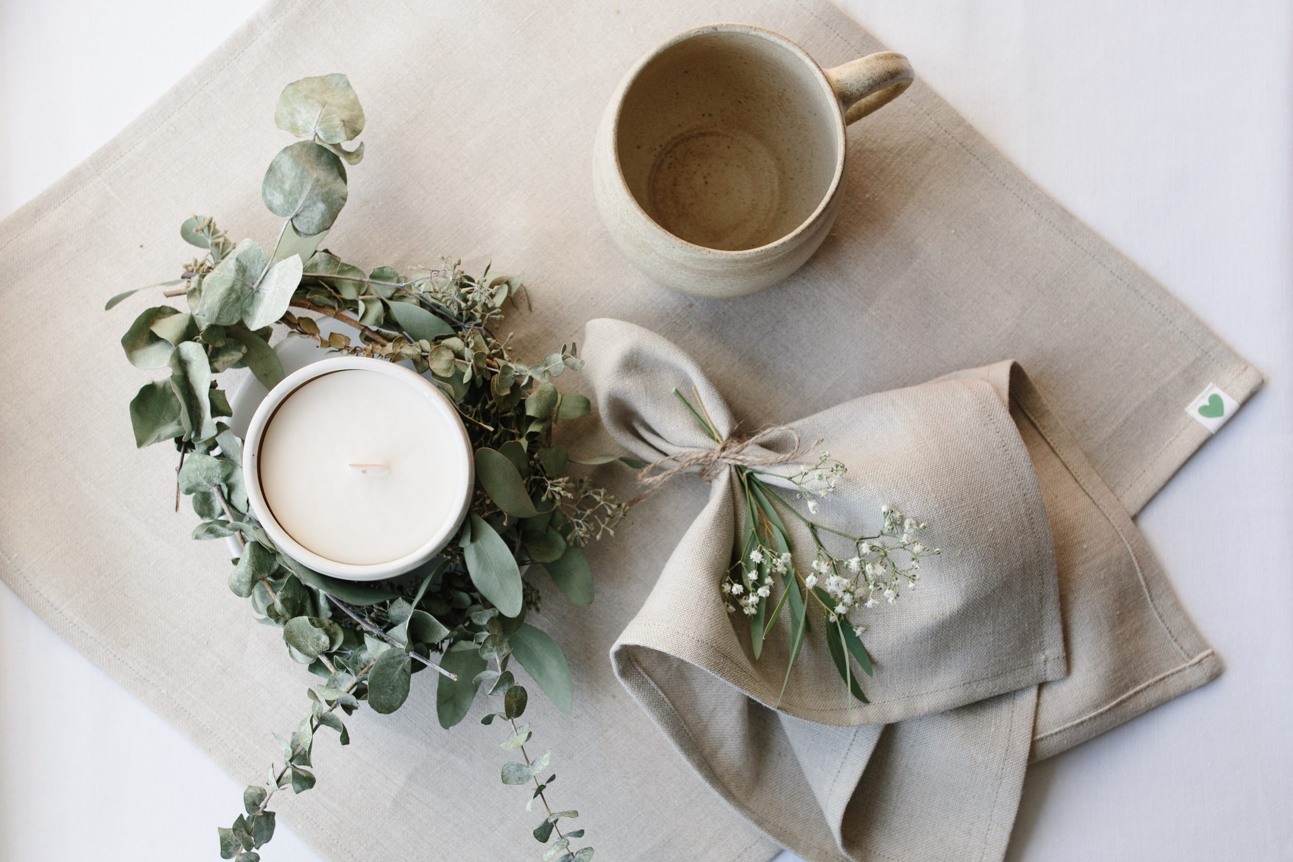 Servietten aus Reinleinen – Bild 3